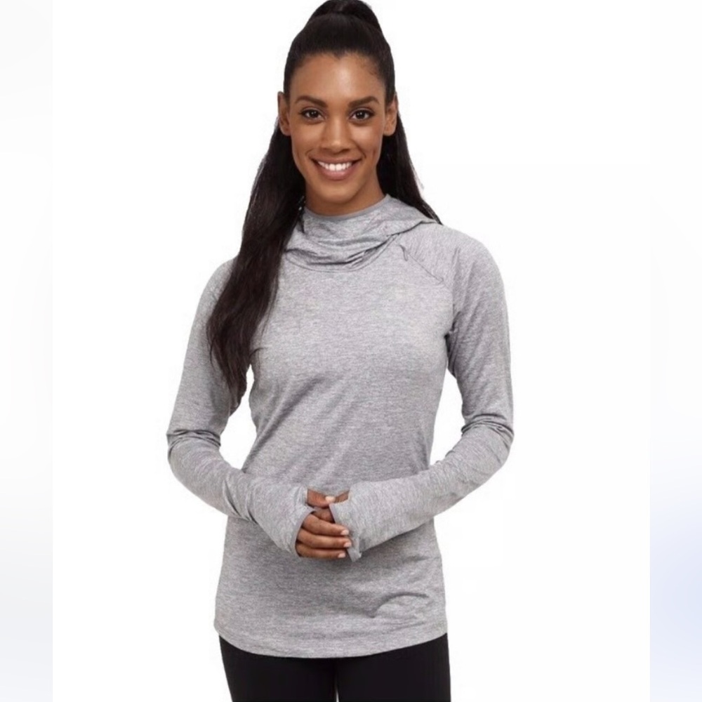 Nike Dri-FIT Heathered Gray Top